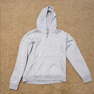 Nike Men's Light Gray Hoodie